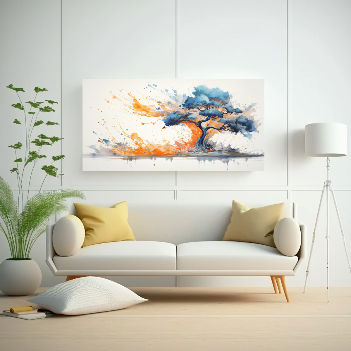 pintura-abstracta-de-un-rbol-de-cipr-s-en-colores-naranja-y-azul-de-alta-calidad-para-decoraci-n-1