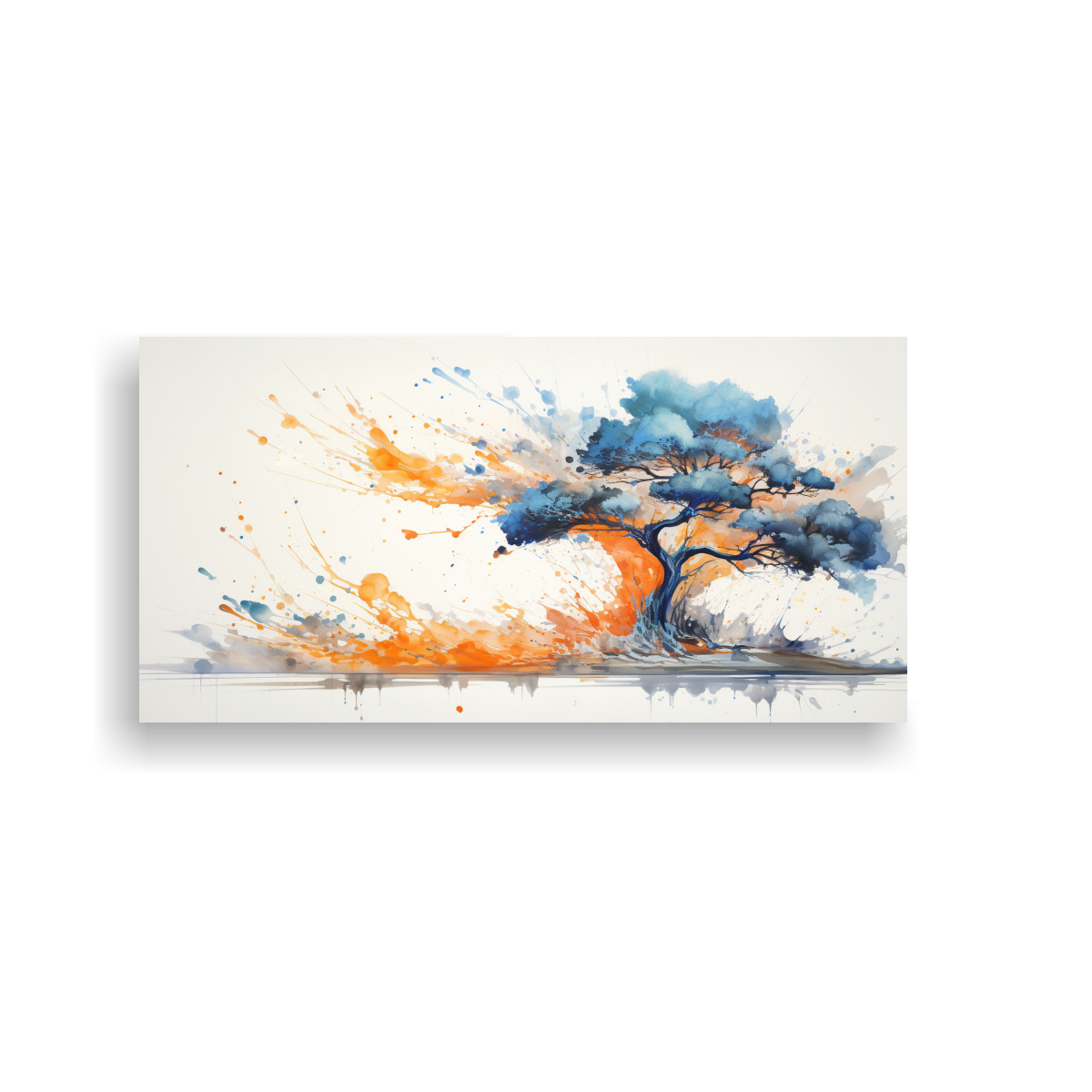 pintura-abstracta-de-un-rbol-de-cipr-s-en-colores-naranja-y-azul-de-alta-calidad-para-decoraci-n
