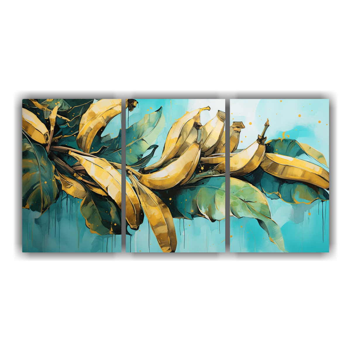 pintura-abstracta-de-una-hermosa-palmera-bananera-en-colores-turquesa-y-dorado-de-alta-calidad
