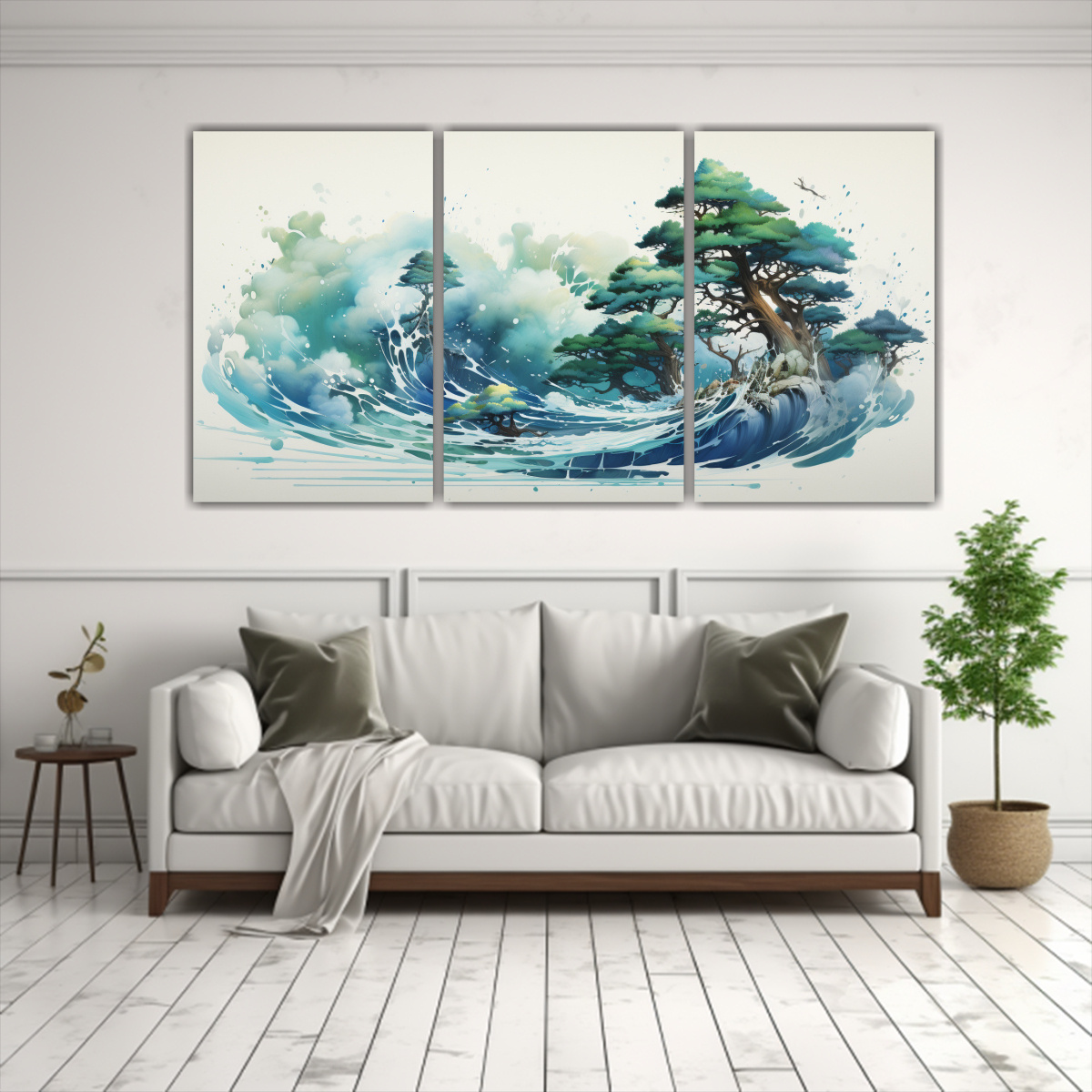 pintura-abstracta-duradera-de-tres-composiciones-de-decoraci-n-en-colores-turquesa-y-azul-de-un-rbol-de-pino-1-1