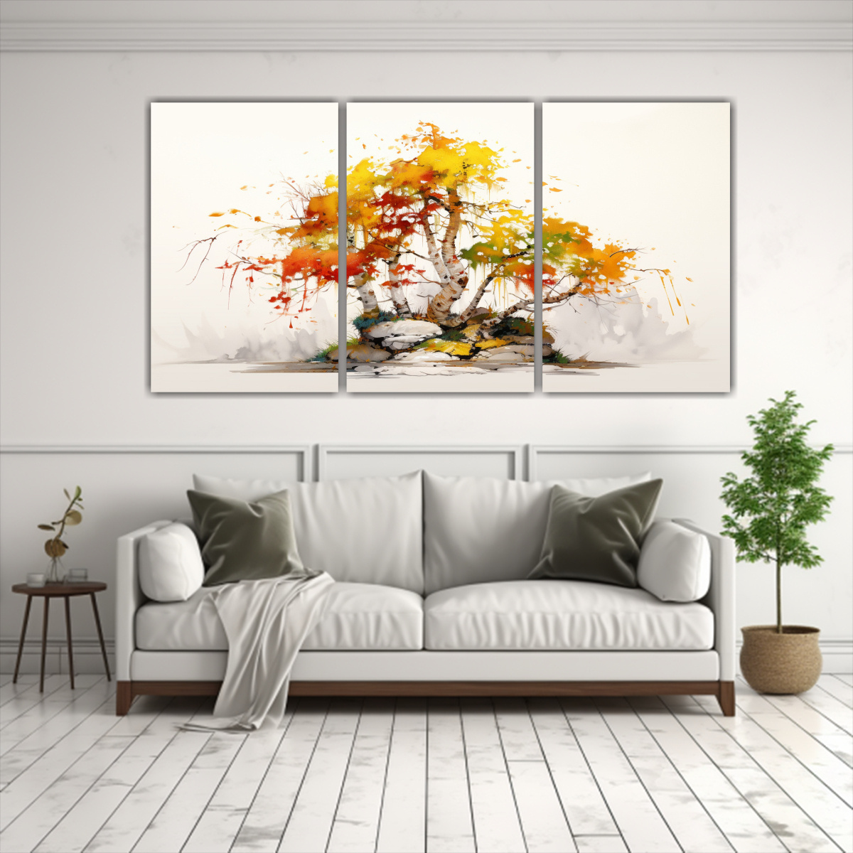 pintura-abstracta-escenario-a-con-rbol-de-bons-i-de-abedul-en-colores-amarillo-y-rojo-1