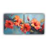 pintura-abstracta-flores-hibiscus-al-leo