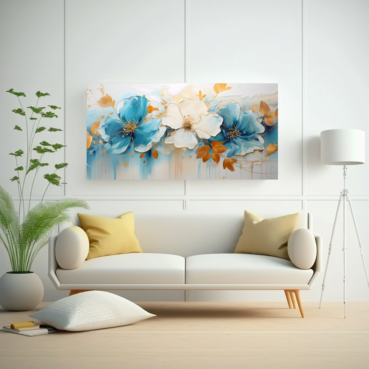 pintura-abstracta-juvenil-en-colores-turquesa-y-dorado-1