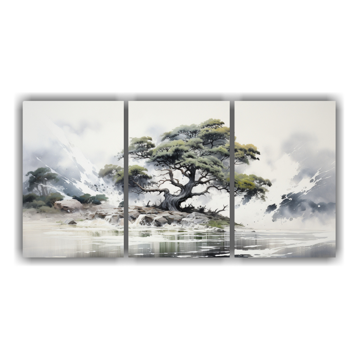 pintura-abstracta-juvenil-sobre-lienzo-con-rbol-de-cipr-s-en-blanco-y-negro