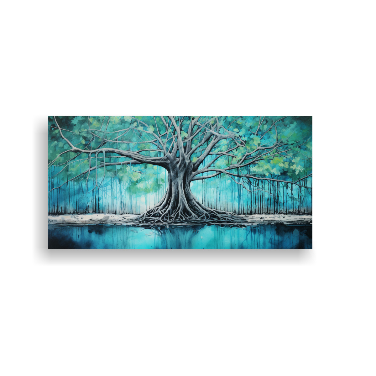 pintura-abstracta-relieve-de-rbol-banyan-en-colores-turquesa-y-negro-para-decoraci-n-de-canva-movimiento-