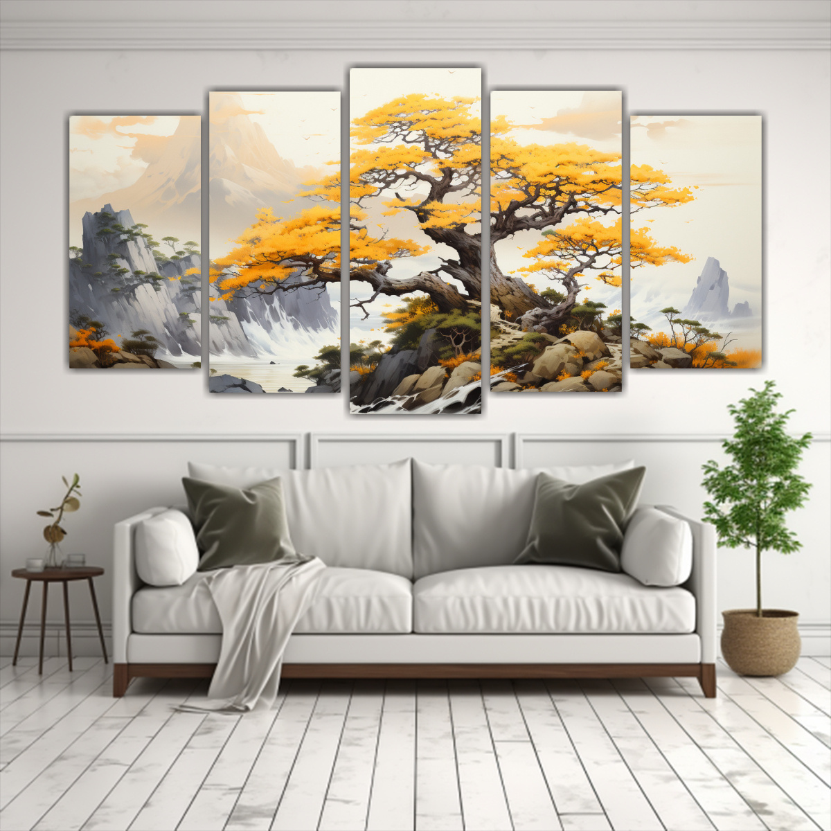 pintura-abstracta-relieve-rbol-bons-i-pino-amarillo-y-blanco-1