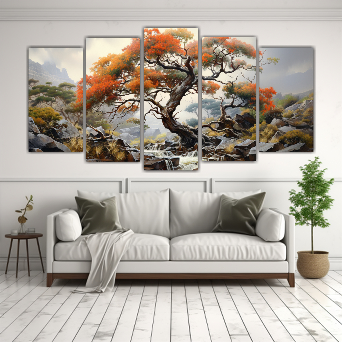 pintura-acuarela-abstracta-en-colores-negro-representando-un-rbol-de-arbutus-en-bastidor-1