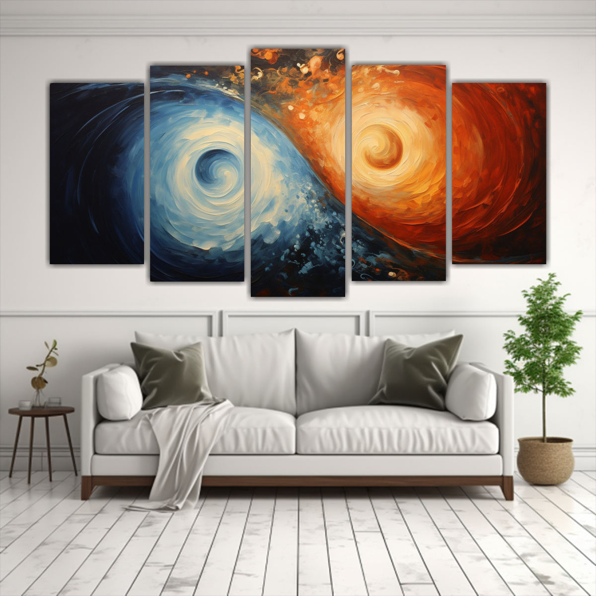 pintura-al-leo-de-impacto-visual-de-yin-y-yang-c-smico-en-5-cuadros-impresos-por-carolina-1