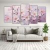 pintura-creativa-de-cinco-cuadros-con-flores-rosadas-en-lienzo-al-estilo-de-decoraci-n-1
