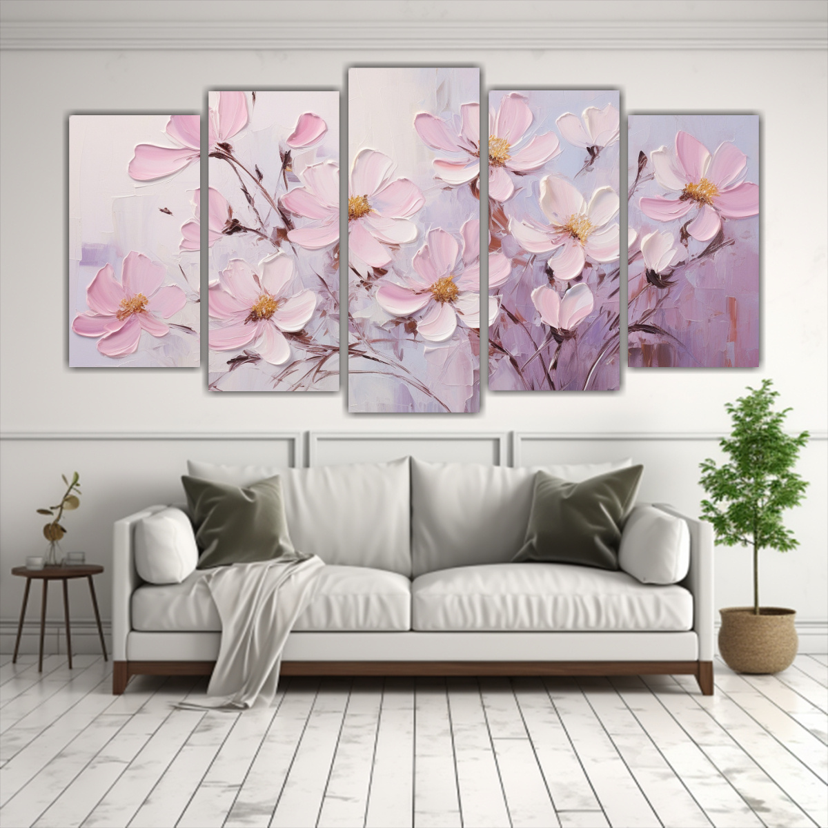 pintura-creativa-de-cinco-cuadros-con-flores-rosadas-en-lienzo-al-estilo-de-decoraci-n-1