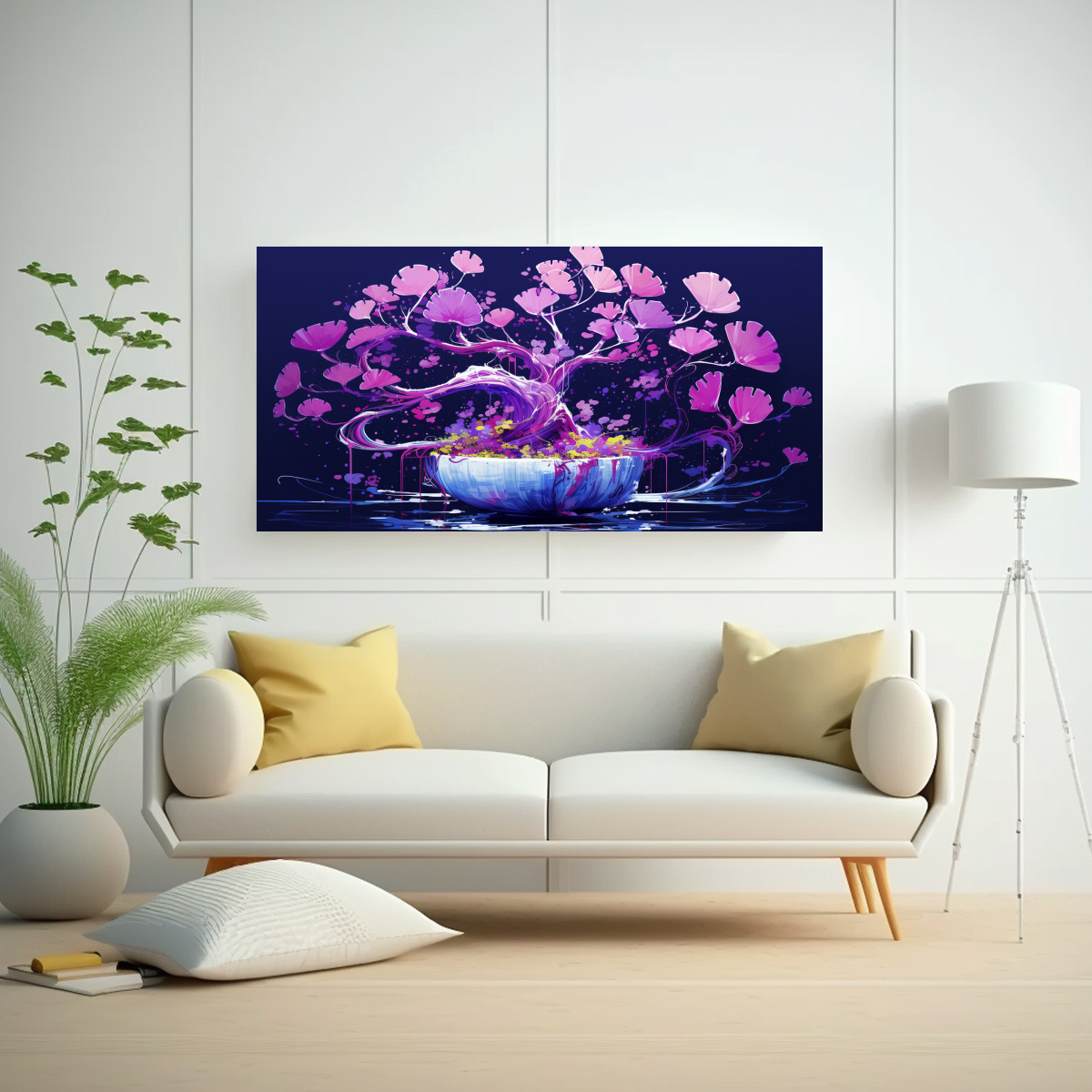 pintura-de-arte-neonoir-dibujo-elegante-de-rbol-de-bons-i-ginkgo-biloba-en-colores-morados-1