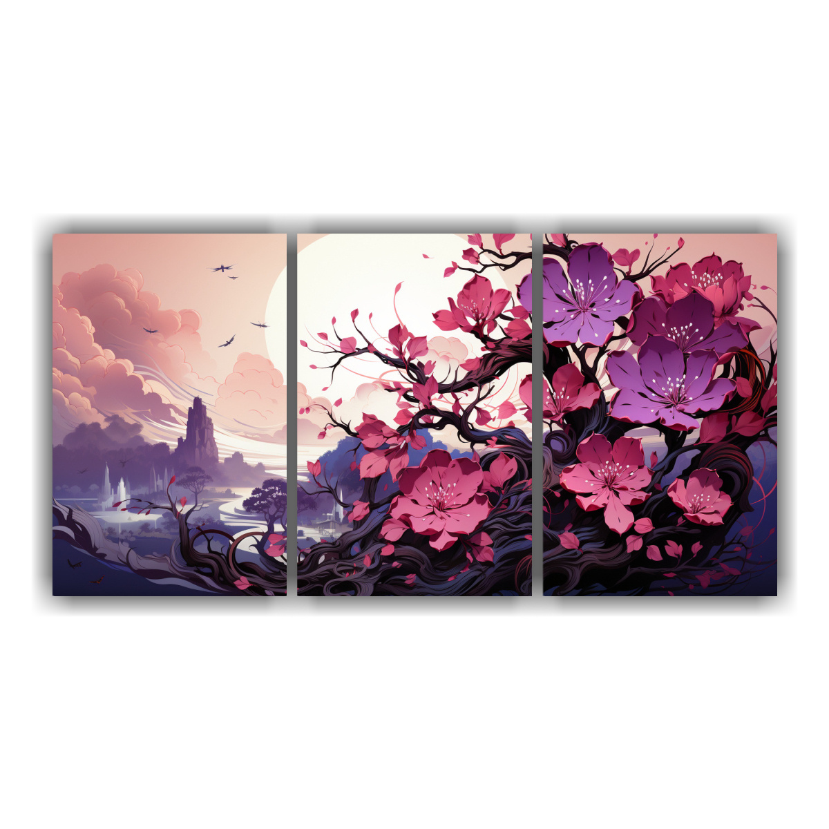 pintura-de-dise-o-de-tres-bellas-artes-simplicidad-un-rbol-de-acebo-en-colores-morado-y-negro-atm-sfera-neonoir-