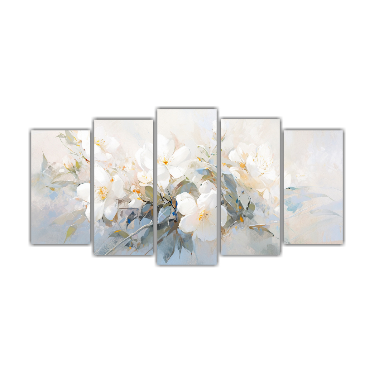 pintura-de-flores-blancas-en-lienzo-estilo-llamativo