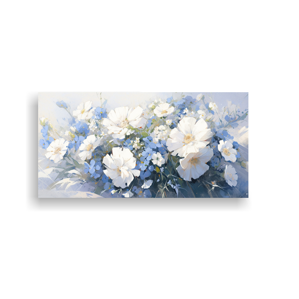 pintura-de-flores-en-lienzo-arte-de-pared-forma-intenso-en-colores-blanco-y-azul
