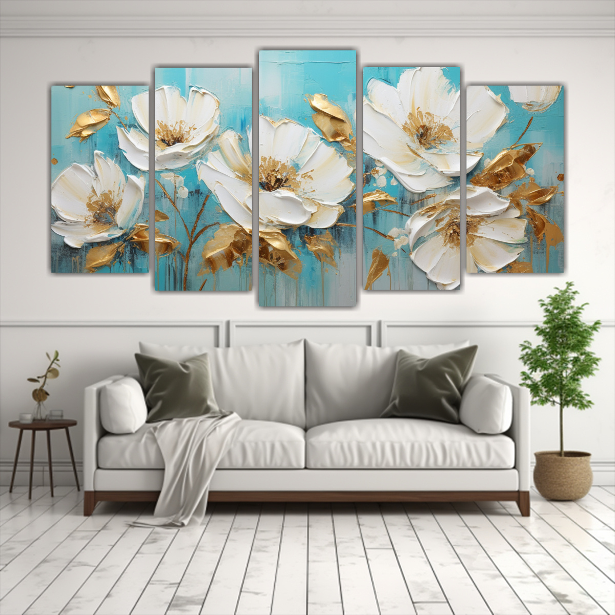 pintura-de-flores-turquesa-y-doradas-en-lienzo-para-decoraci-n-tem-tica-a-1
