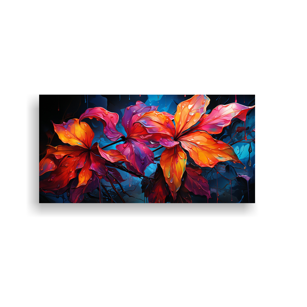 pintura-decorativa-con-hojas-de-bamb-en-colores-vibrantes-y-ambiente-neonoir-