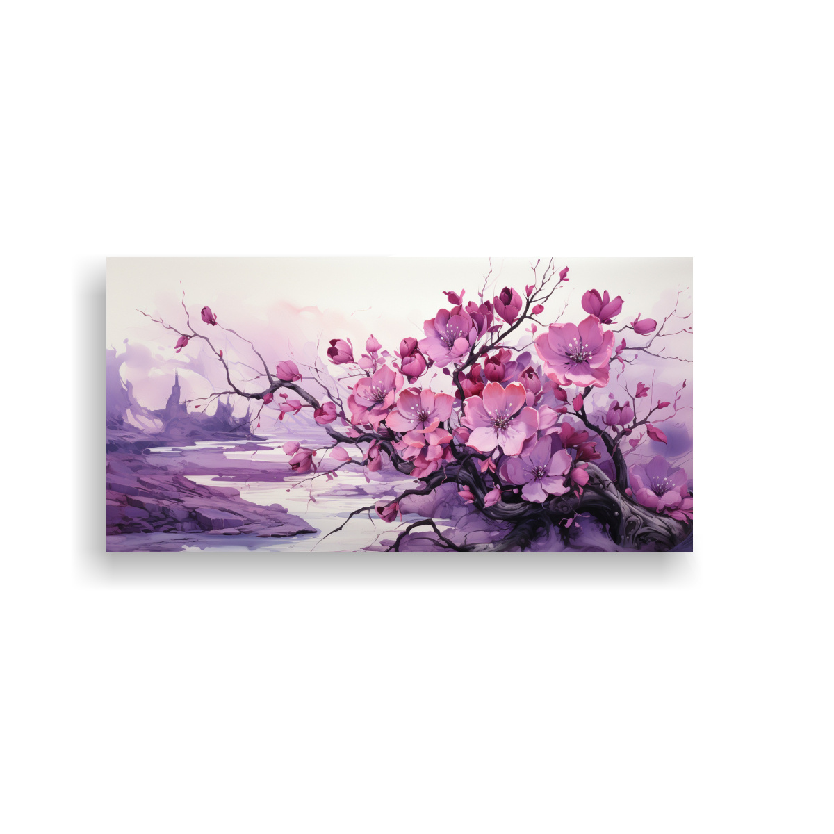 pintura-decorativa-de-arte-espectacular-fantas-a-rbol-de-acebo-en-tonos-morado-y-negro-ambiente-neonoir