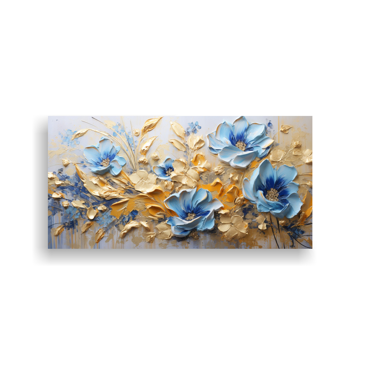 pintura-decorativa-de-formaci-n-de-composici-n-en-oro-y-azul-con-flores-en-lienzo