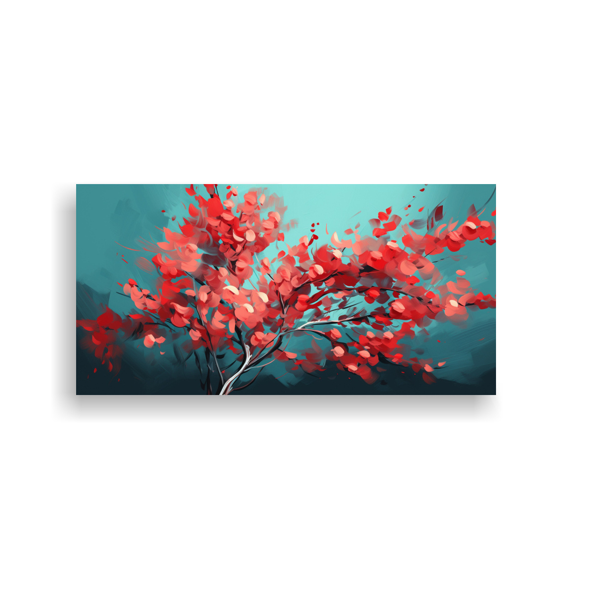 pintura-decorativa-duradera-de-un-rbol-de-eucalipto-en-colores-rojo-y-turquesa-estilo-neonoir