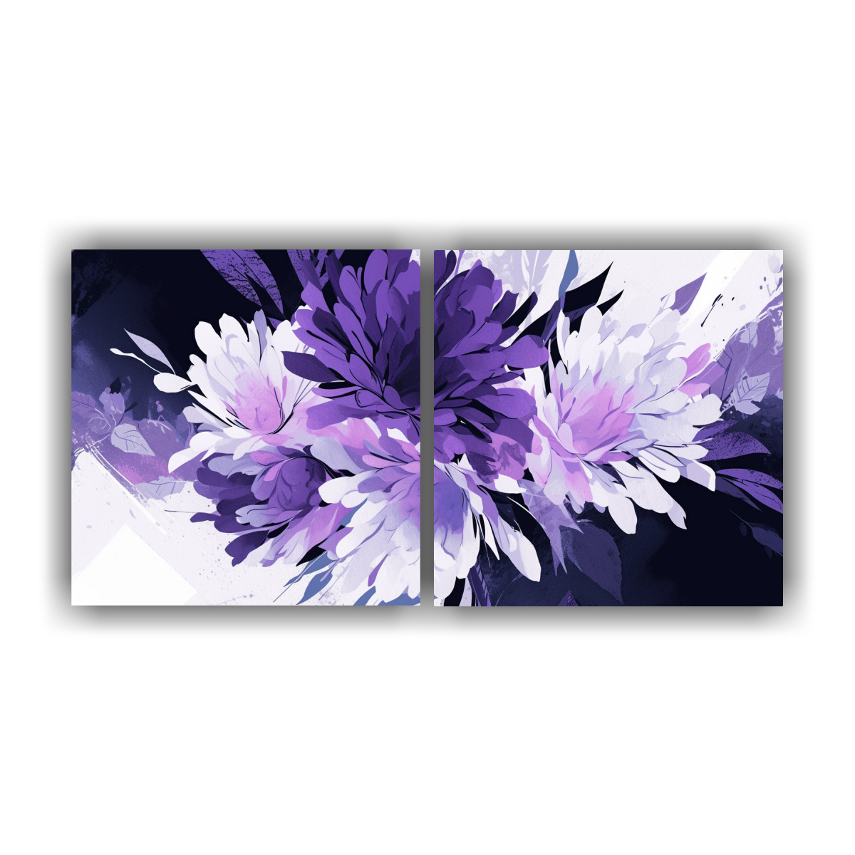 pintura-decorativa-en-bastidor-dos-telas-en-tela-canvas-p-rpura-y-blanca-con-atm-sfera-neonoir-en-el-estilo-visionario