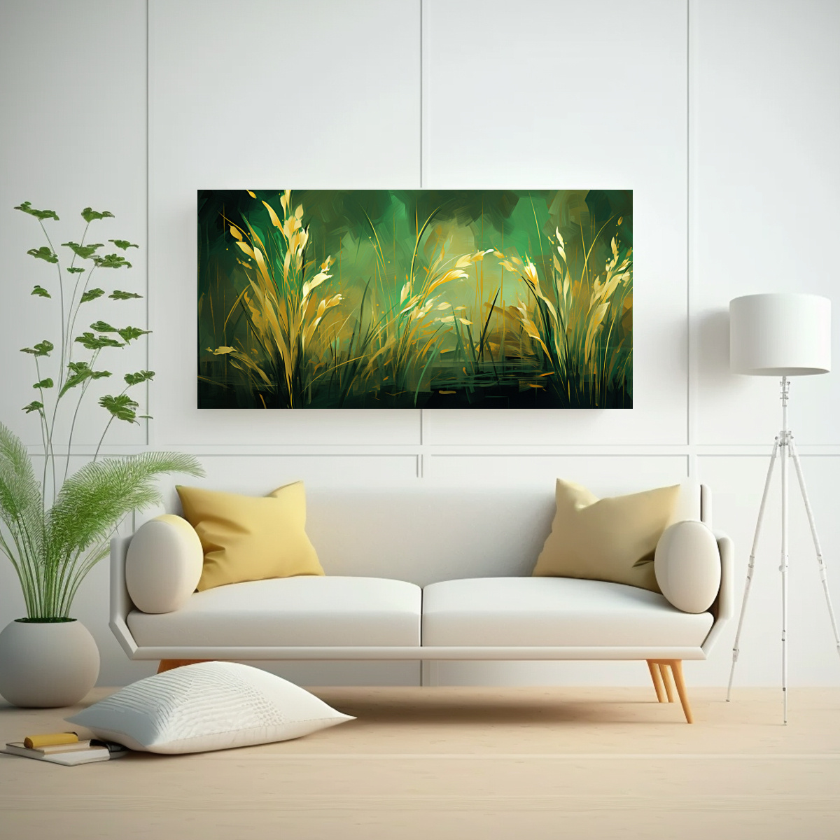 pintura-decorativa-intrincados-detalles-de-una-ca-a-de-reed-en-verde-y-dorado-con-atm-sfera-neonoir-1