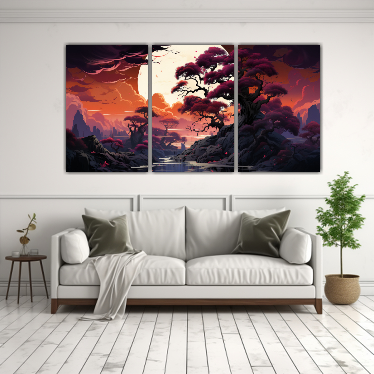 pintura-decorativa-tres-canvas-vanguardia-elegancia-en-tonos-p-rpura-y-dorado-con-atm-sfera-neonoir-1