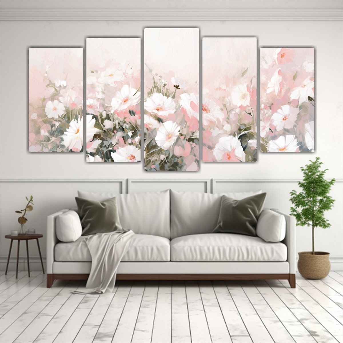 pintura-en-bastidor-a-white-and-pink-colors-con-flores-en-lienzo-1