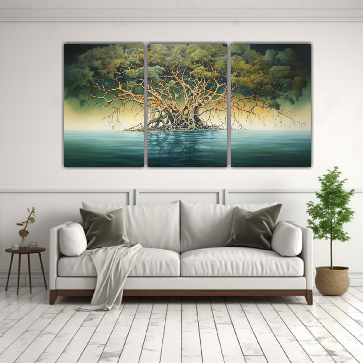 pintura-en-bastidor-con-imagen-tem-tica-de-un-rbol-de-manglar-detalles-abstractos-en-leo-1