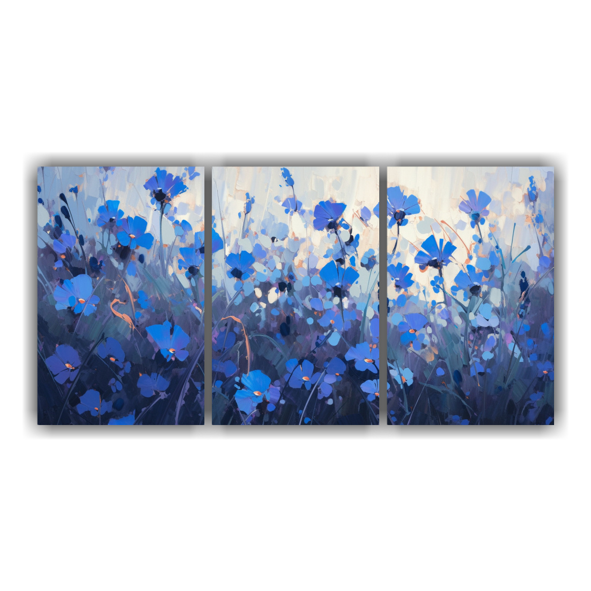 pintura-en-bastidor-expresi-n-set-de-3-telas-dim-a-flores-moradas-y-azules-en-la-decoraci-n