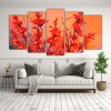 pintura-en-lienzo-compuesta-para-sala-con-hierbas-de-fireweed-en-colores-rojo-y-naranja-atm-sfera-neonoir-1-1