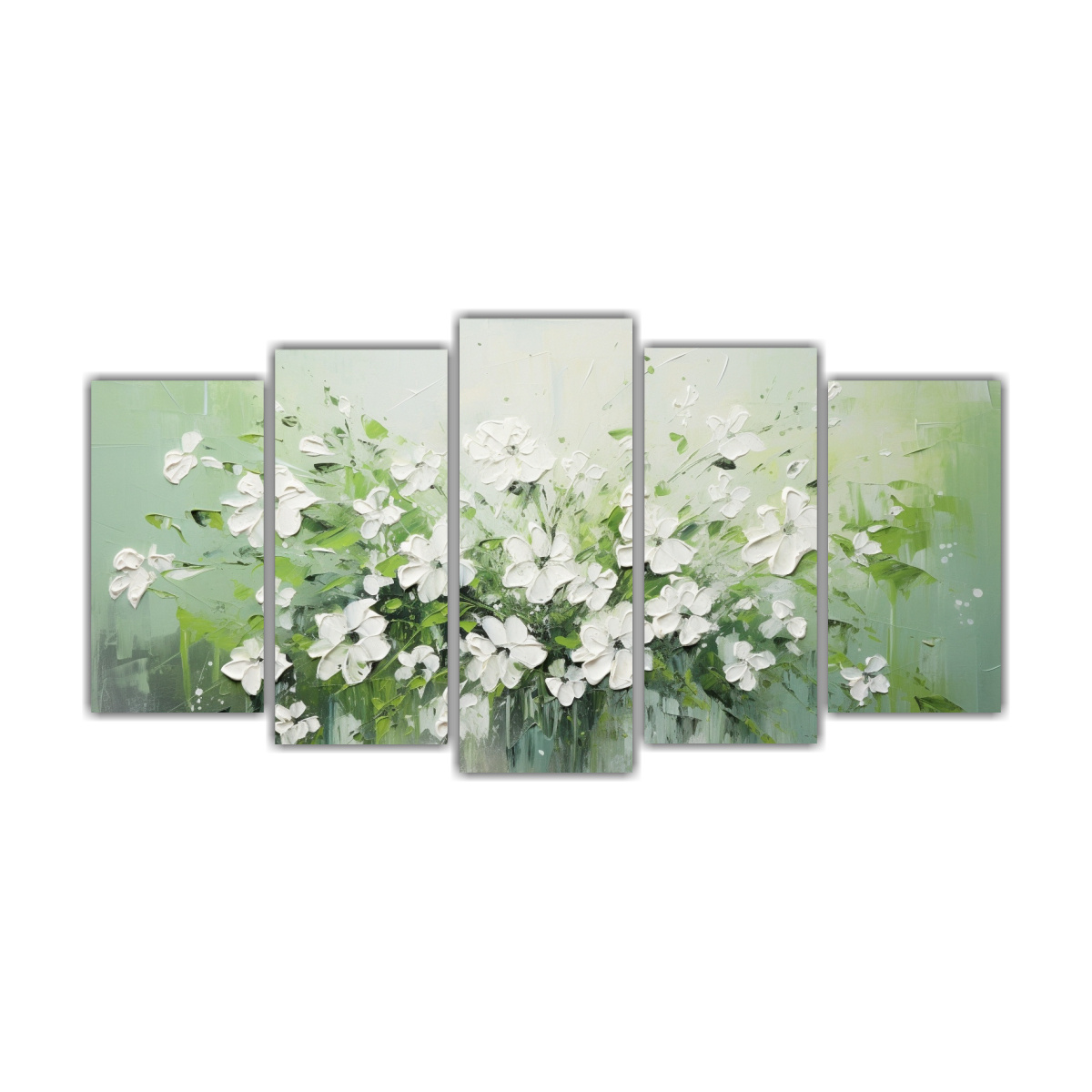 pintura-en-lienzo-con-flores-en-tonos-verde-y-blanco-en-composiciones-sim-tricas-de-decoraci-n-set-5