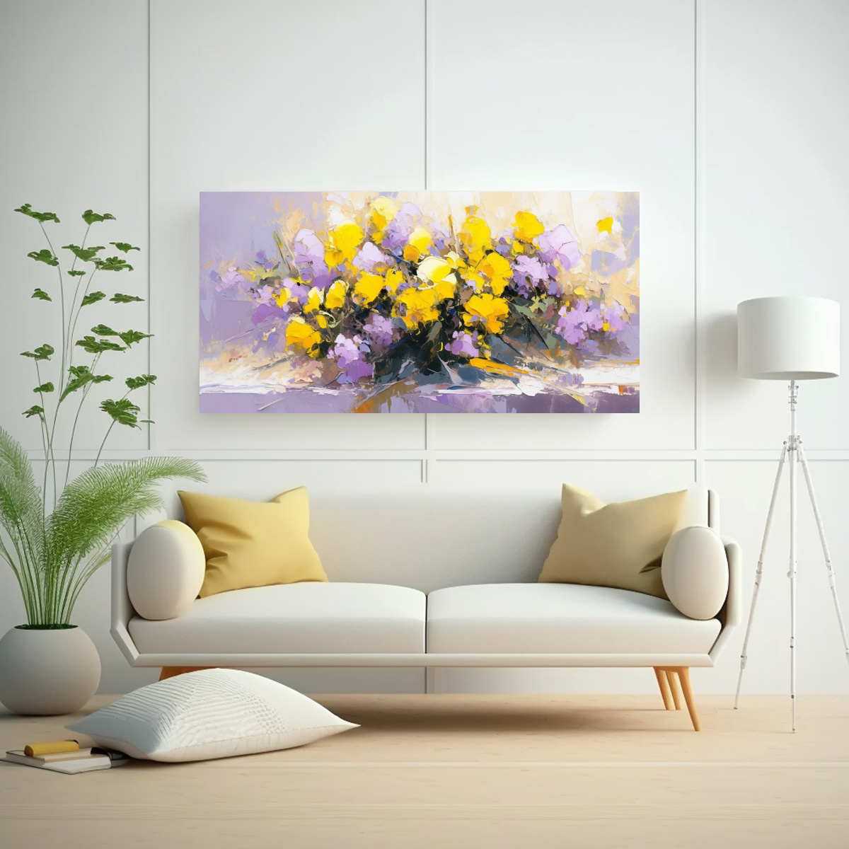 pintura-en-lienzo-de-flores-amarillas-y-moradas-en-detalle-para-decoraci-n-de-arte-fino-1