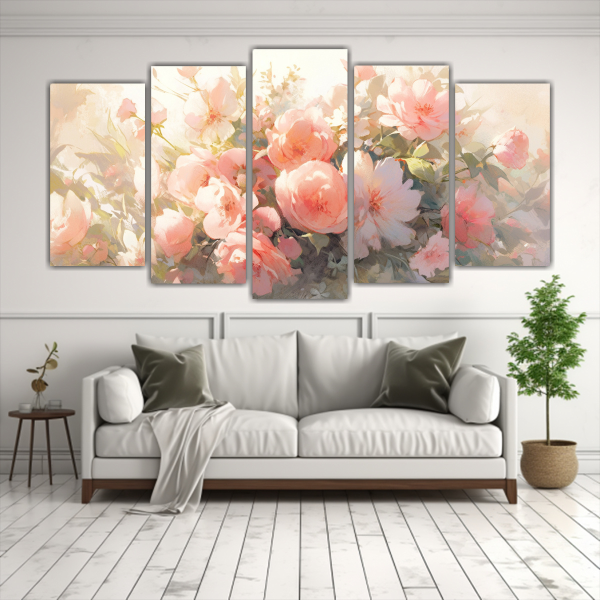 pintura-en-lienzo-de-flores-en-tonos-rosados-en-el-estilo-de-las-cinco-artes-de-pared-conceptual-1