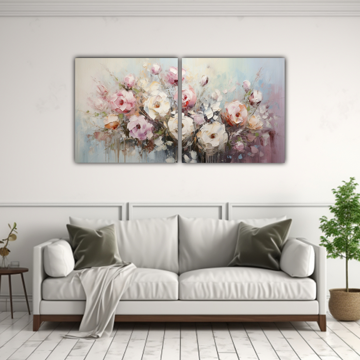 pintura-en-lienzo-estilo-dos-cuadros-tonos-fant-stico-con-flores-en-colores-apagados-1
