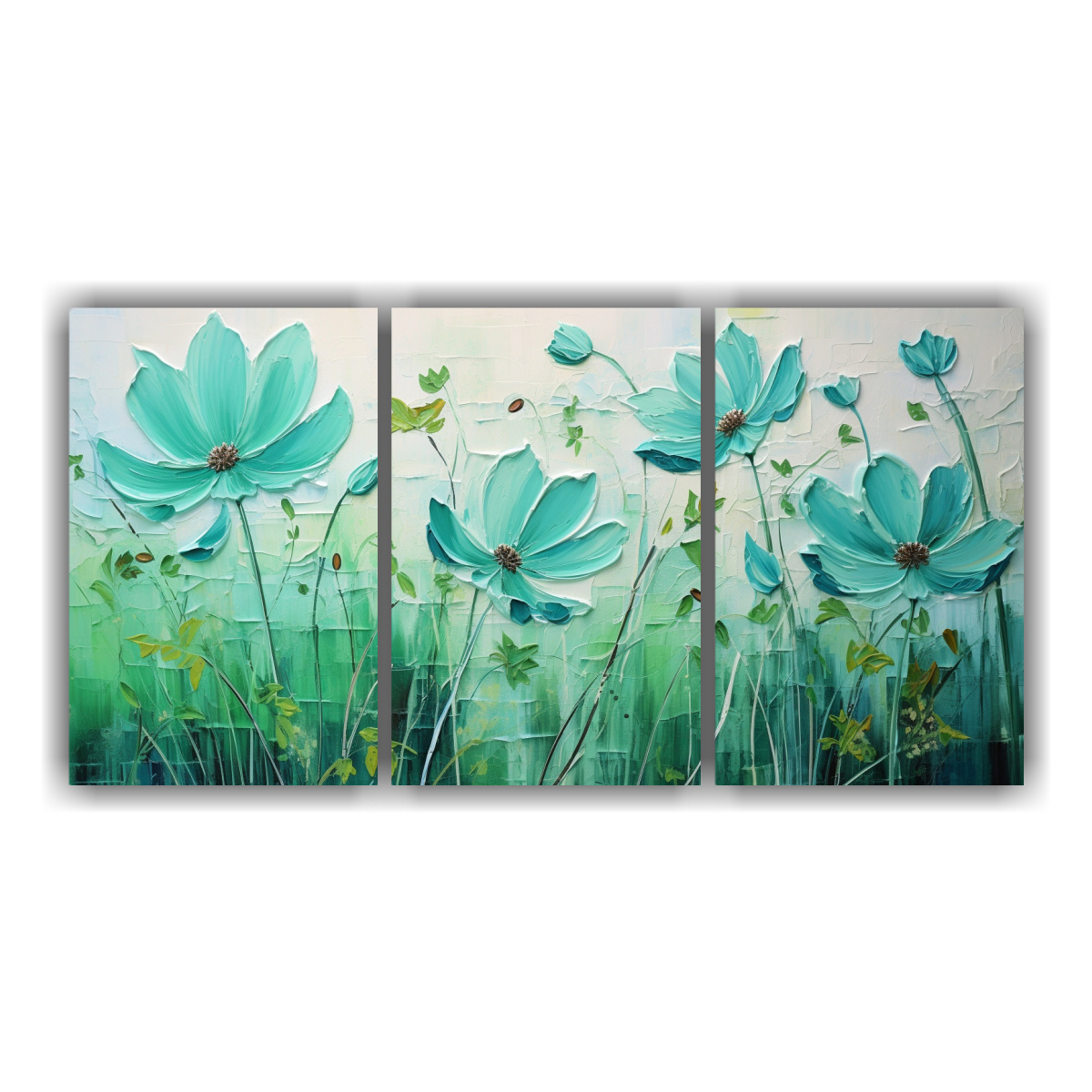 pintura-en-lienzo-estilo-forma-obra-maestra-a-de-flores-verdes-en-colores-