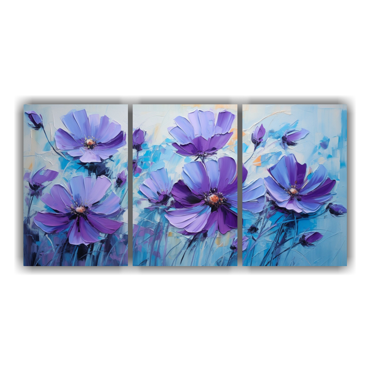 pintura-en-lienzo-estilo-galer-a-visi-n-morada-y-cian-de-flores-en-pinturas-de-decoraci-n-