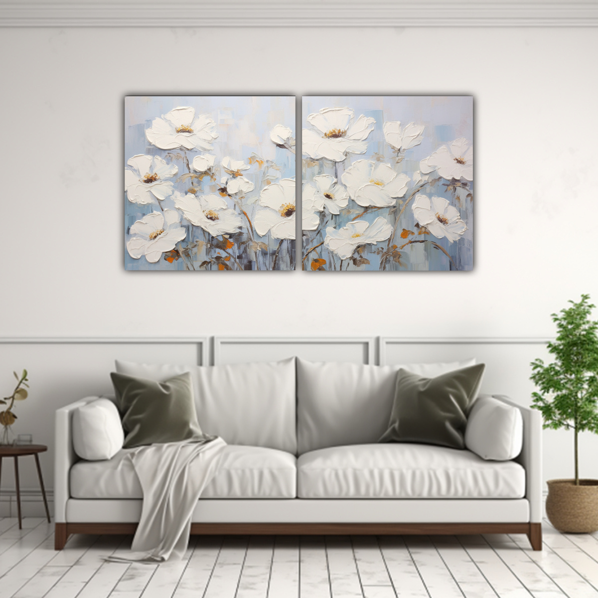pintura-en-lienzo-estilo-surrealista-de-dos-cuadros-c-lidos-con-flores-blancas-1