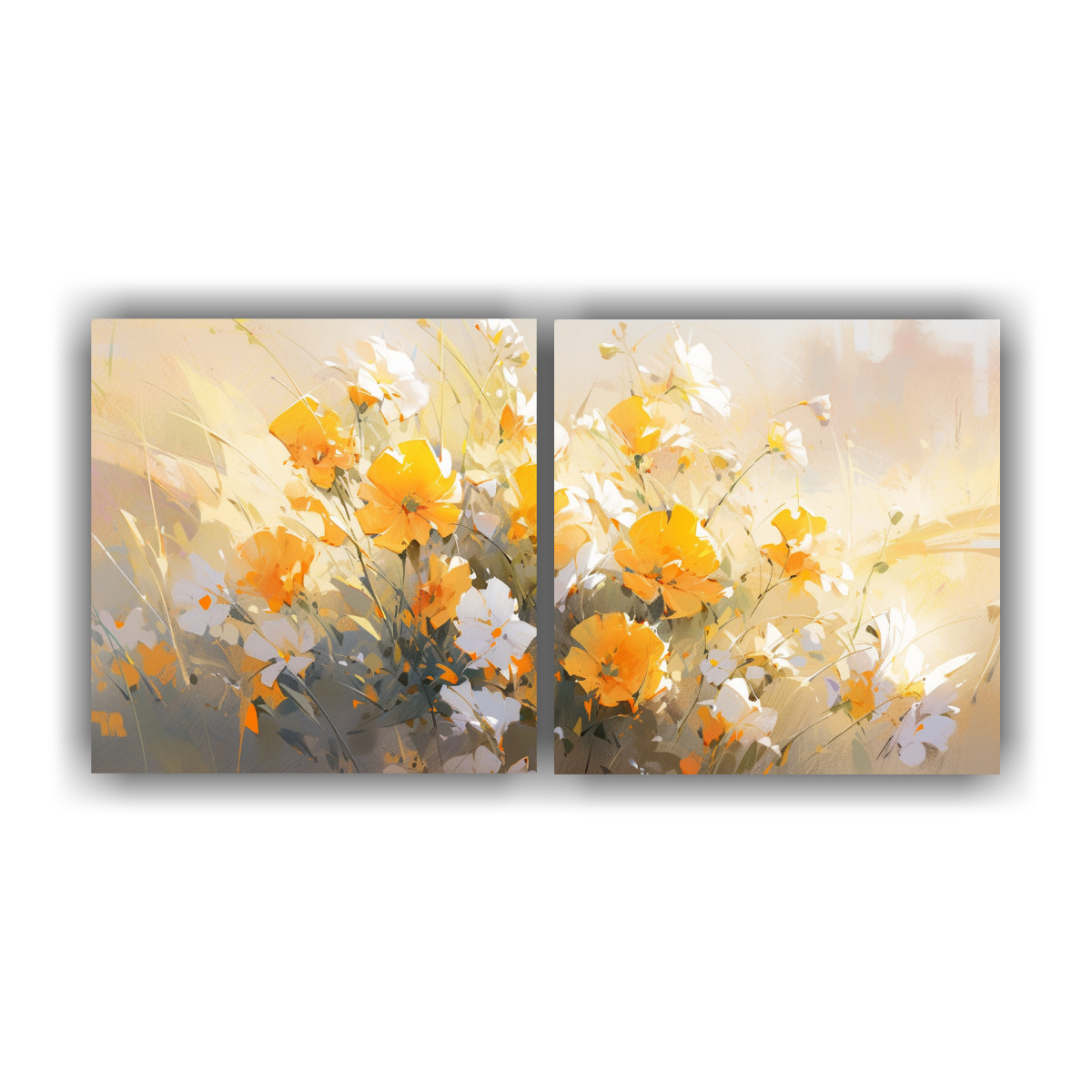 pintura-en-lienzo-flores-amarillas-y-doradas-en-tema-rectangular