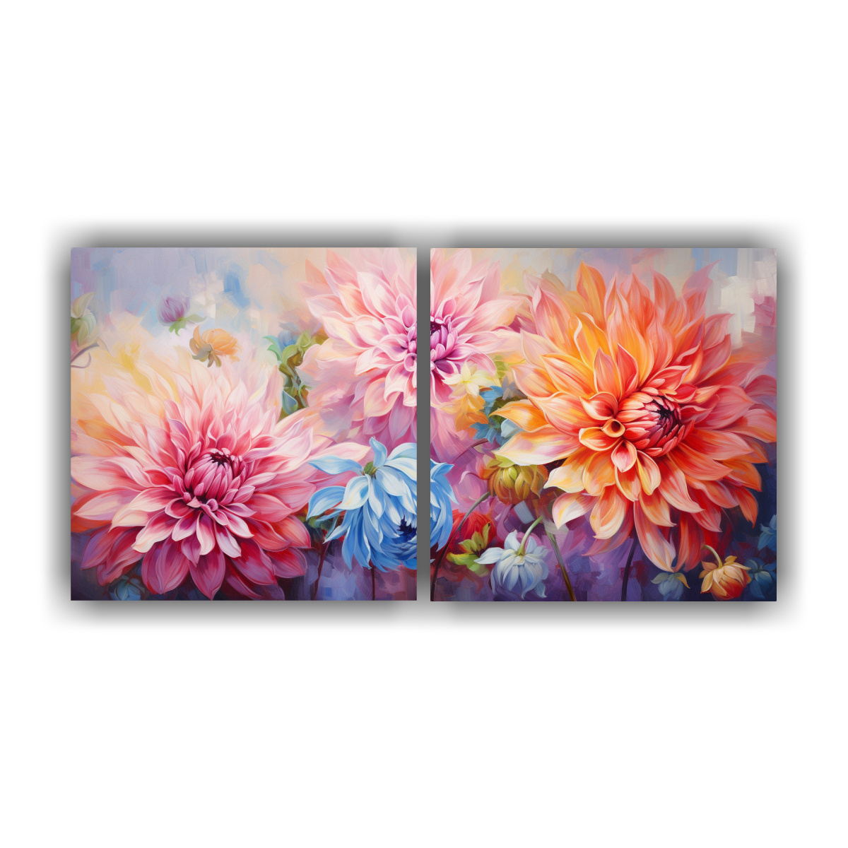 pinturas-abstractas-de-flores-de-dalias-en-l-nea-fina-estilo-leo-alta-calidad