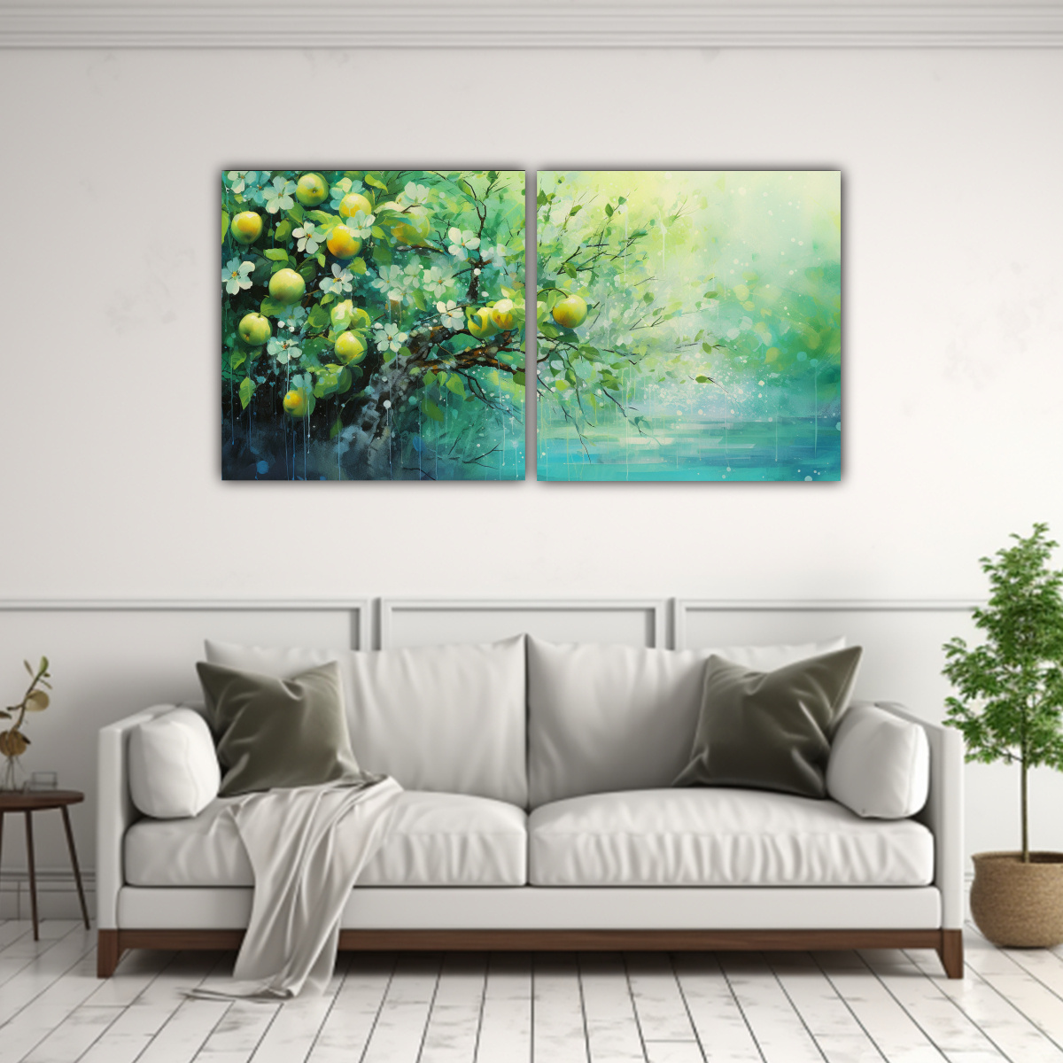 pinturas-abstractas-de-rboles-frutales-en-colores-verdes-y-turquesa-para-decorar-el-cuarto-con-dos-lienzos-c-lidos-1