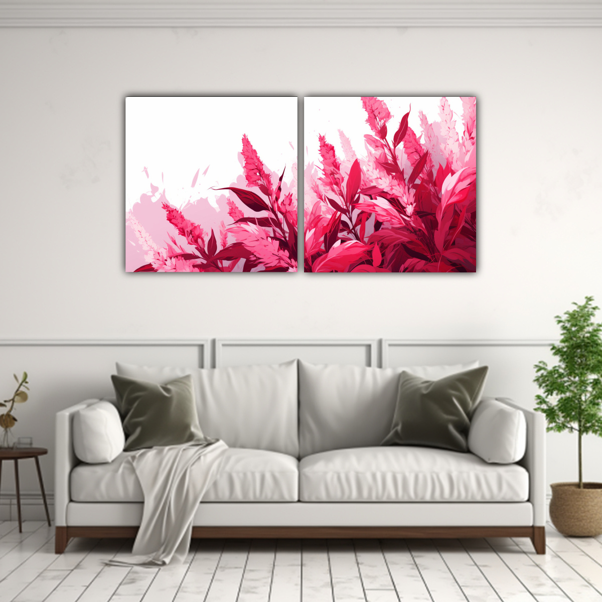 pinturas-de-decoraci-n-de-dos-telas-en-bastidor-finas-l-neas-para-comedor-en-granos-de-amaranto-rojo-y-rosa-atmosfera-neonoir-1