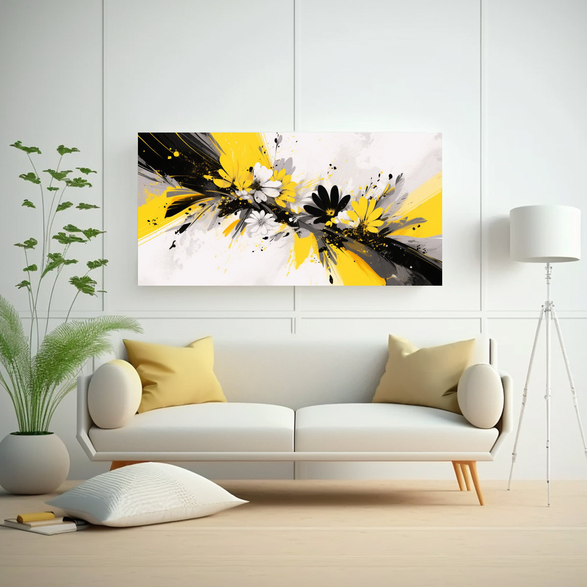 pinturas-de-decoraci-n-en-estilo-galer-a-simetr-a-amarillo-y-negro-atm-sfera-neonoir-1