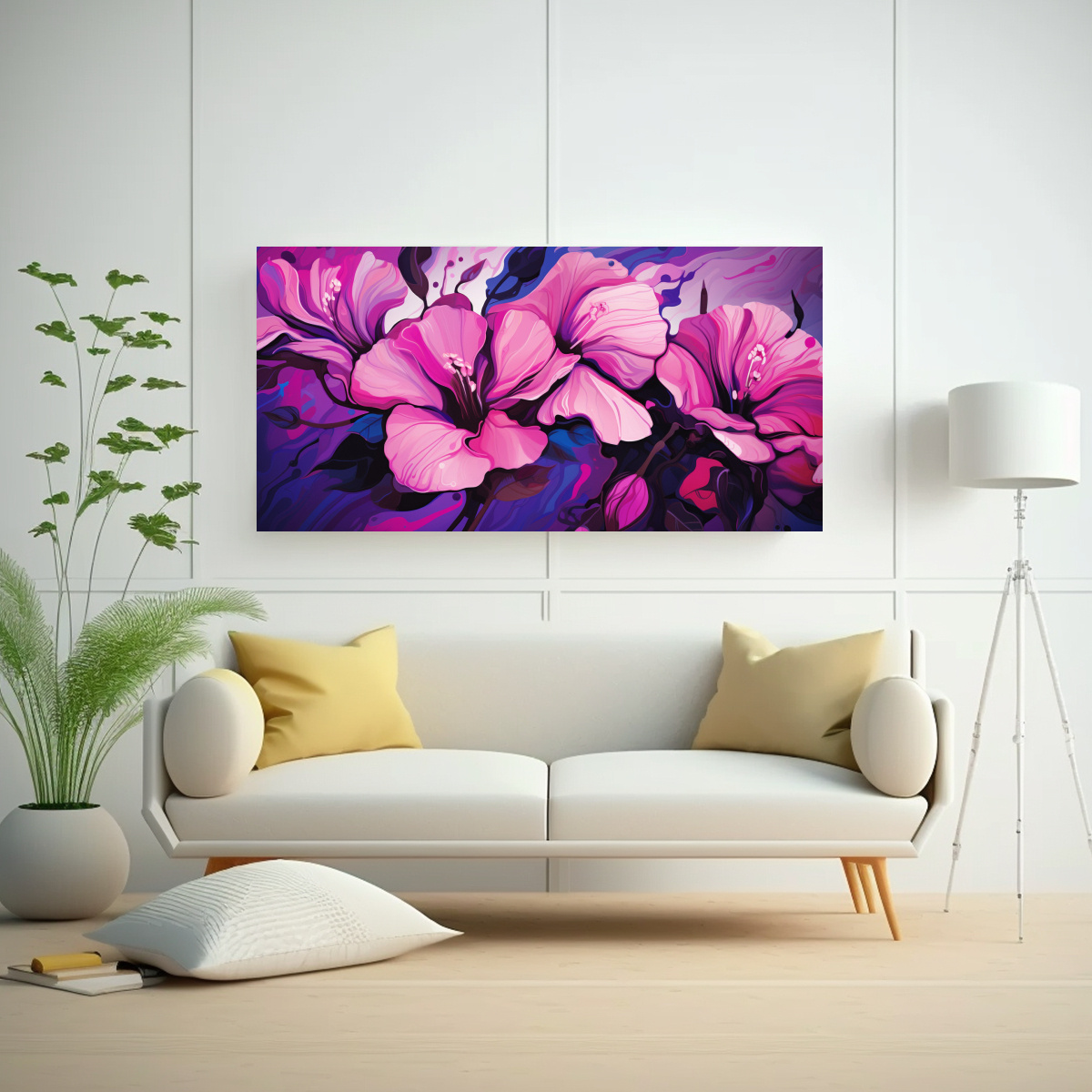 pinturas-de-decoraci-n-en-estilo-neonoir-con-atm-sfera-morada-y-rosa-arte-tonos-calma-1