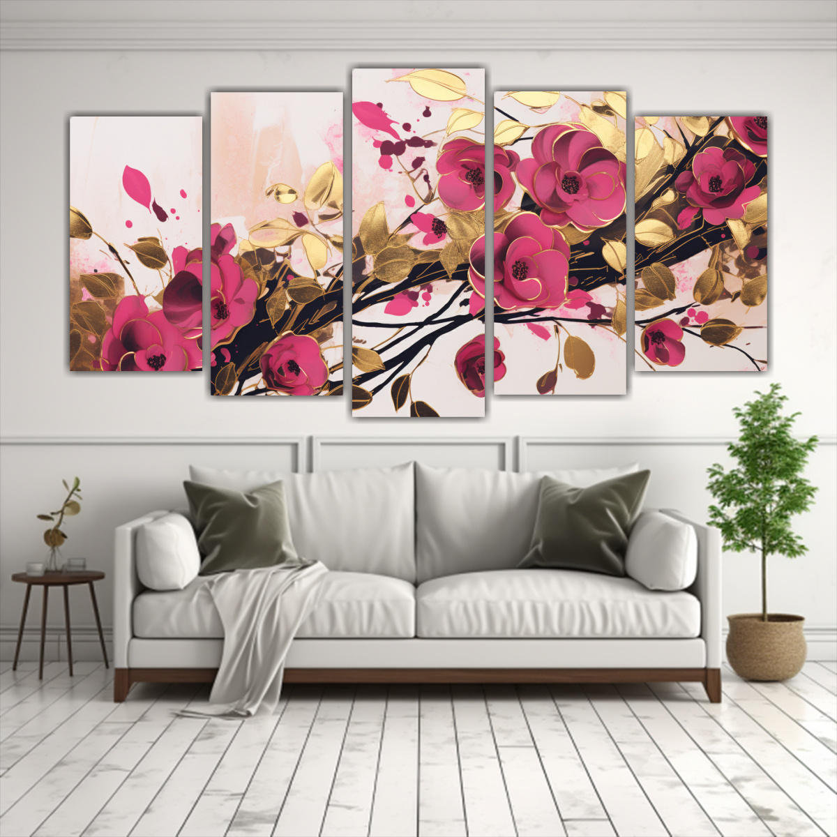 pinturas-de-tela-tem-tica-sal-n-oro-y-rosa-ambiente-neonoir-al-estilo-de-1