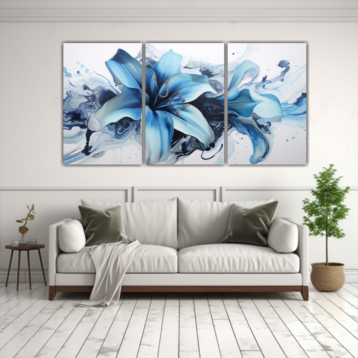 pinturas-decorativas-abstractas-con-estrellas-en-colores-negro-y-azul-en-tres-lienzos-impresos-1