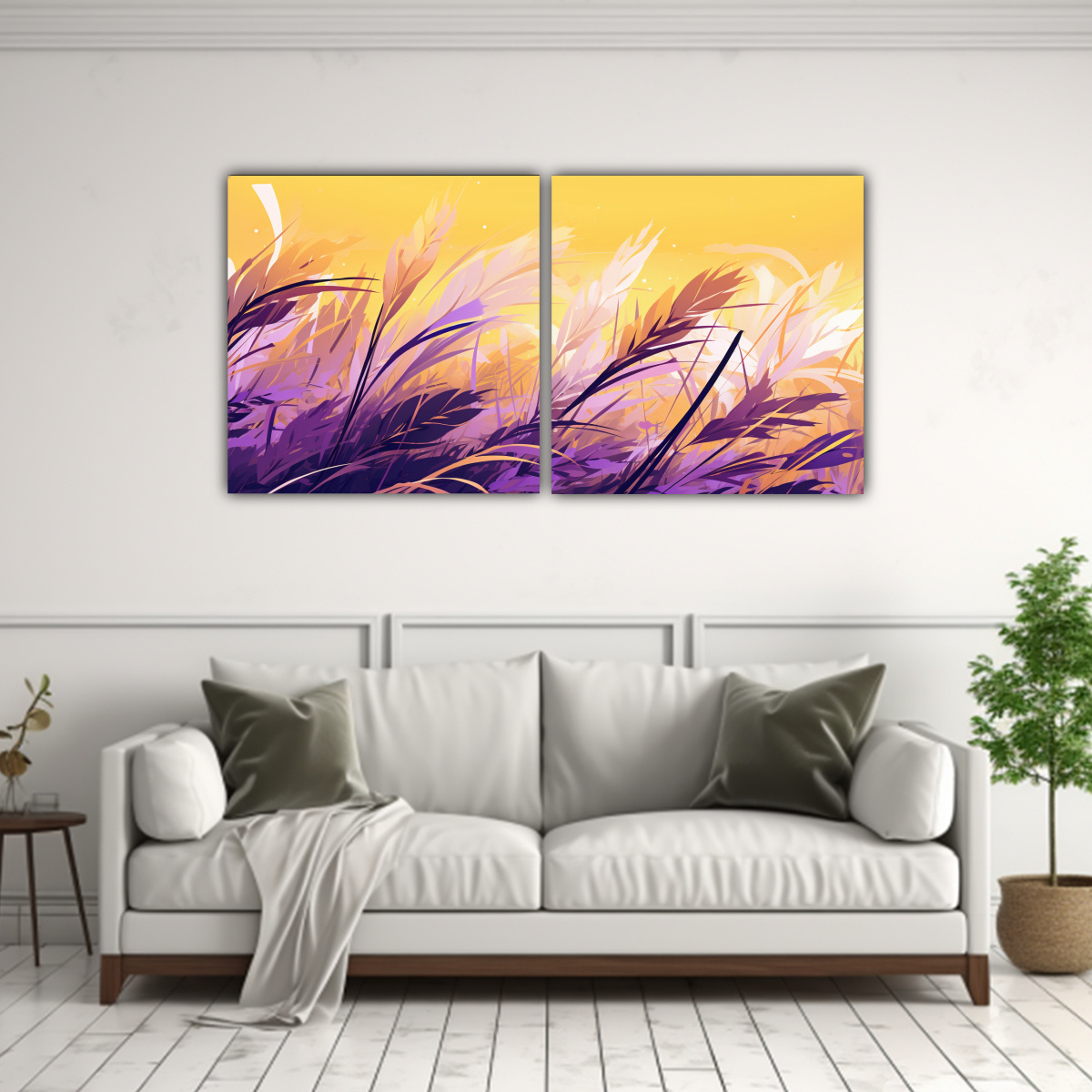 pinturas-decorativas-con-granos-de-arroz-amarillo-y-morado-en-atm-sfera-neonoir-1-1