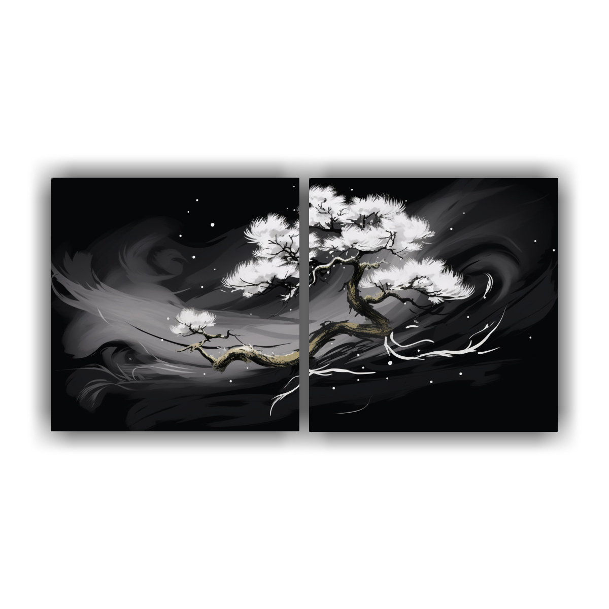 pinturas-decorativas-de-composici-n-para-el-hogar-en-blanco-y-negro-con-atm-sfera-neonoir-de-un-rbol-de-pino-escoc-s