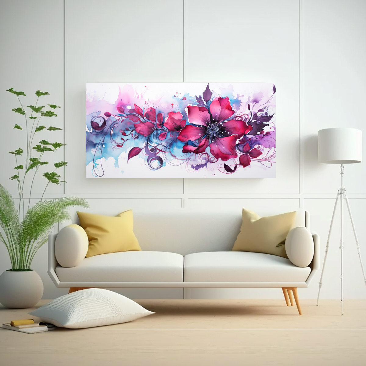 pinturas-decorativas-de-lienzo-tema-tem-tica-acuarelas-colores-atm-sfera-neonoir-al-estilo-de-1