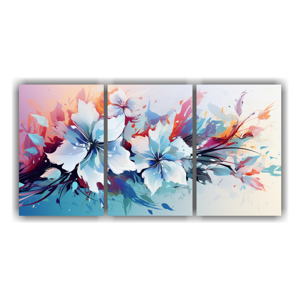 pinturas-decorativas-de-tres-artes-impacto-visual-blanco-y-colores-neonoir-en-el-estilo-medio-