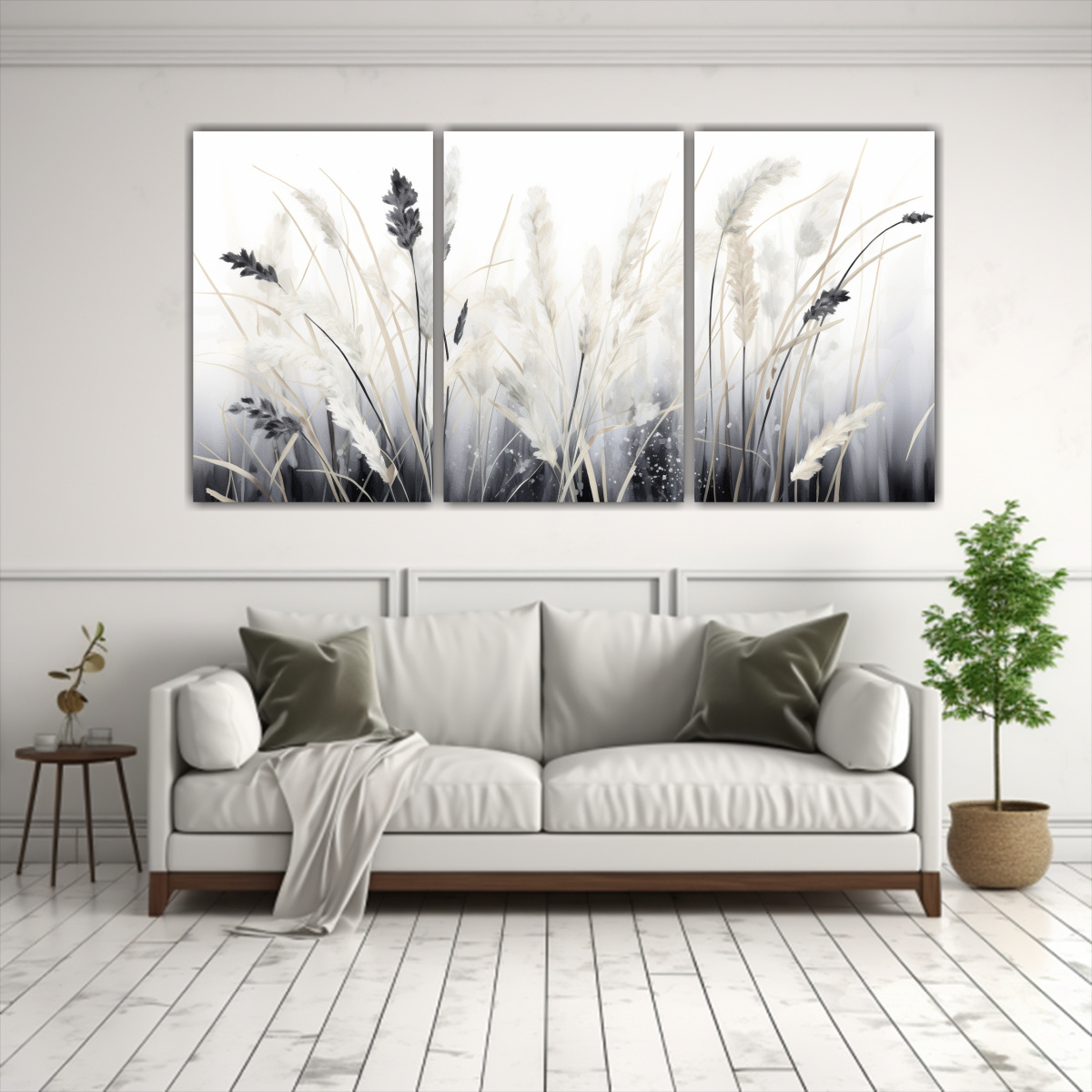 pinturas-decorativas-en-lienzo-abstracto-con-perspectiva-de-hierba-de-espada-a-en-blanco-y-negro-atmosfera-neonoir-1